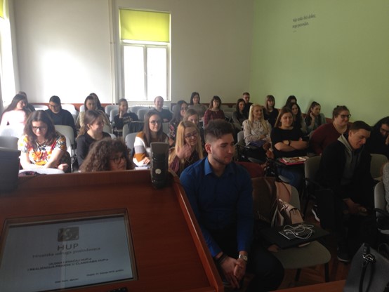 Studentima Pravnog fakulteta Osijek približen rad HUP-a i dana informacija o studentskoj stručnoj praksi